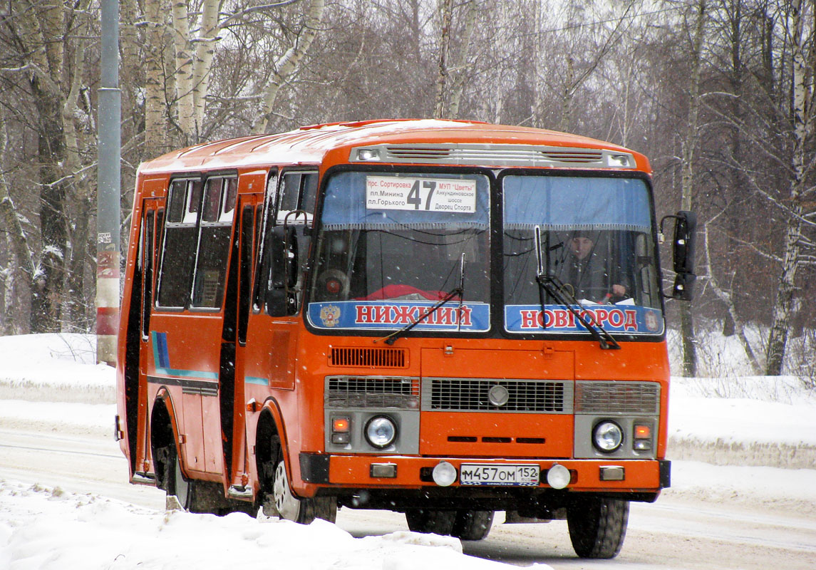 Нижегородская область, ПАЗ-32054 № М 457 ОМ 152