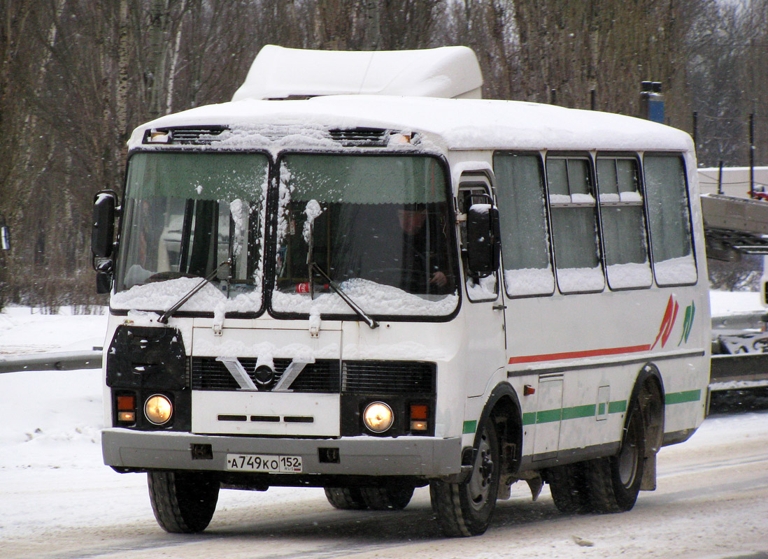 Нижегородская область, ПАЗ-32053 № А 749 КО 152