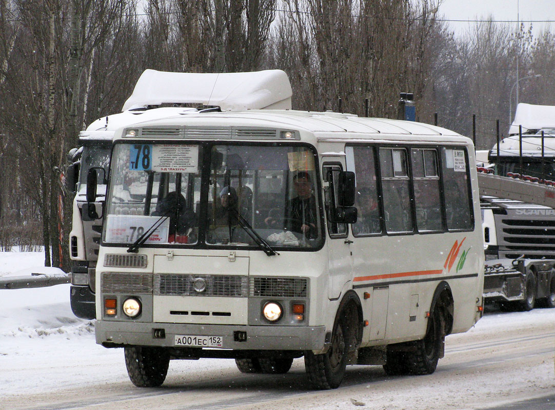 Нижегородская область, ПАЗ-32054 № А 001 ЕС 152