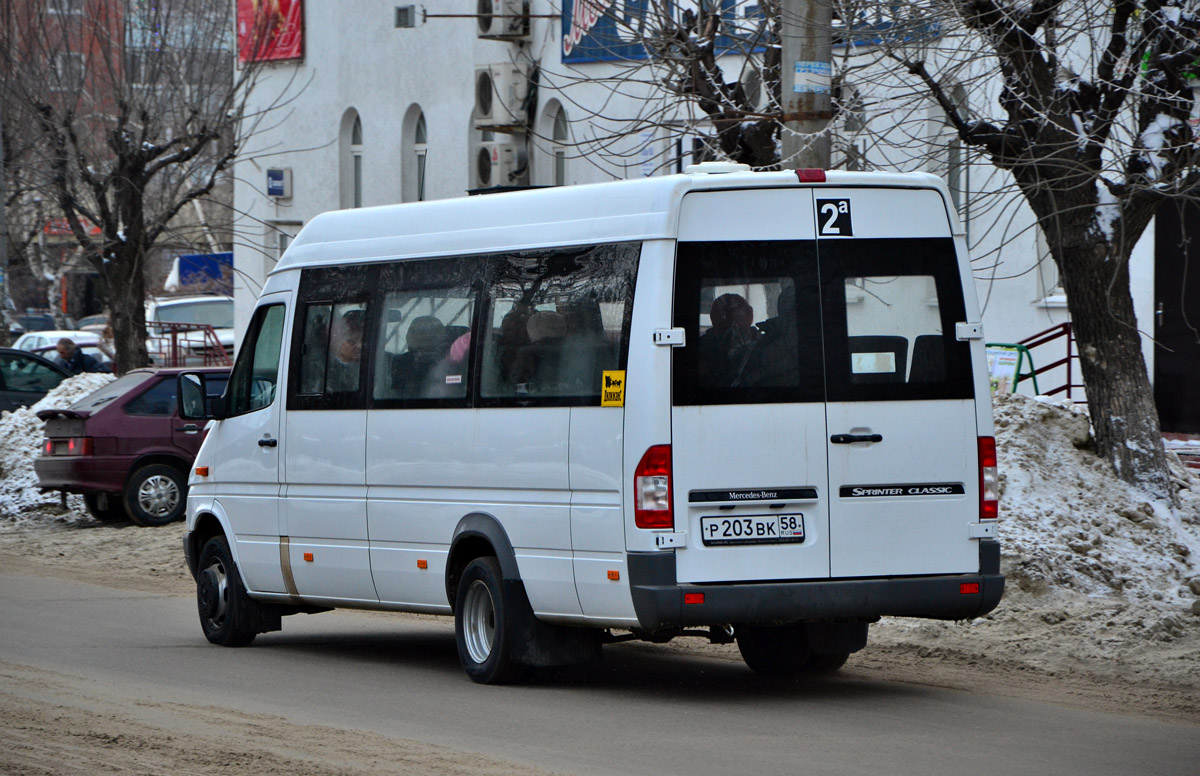 Пензенская область, Луидор-223203 (MB Sprinter Classic) № Р 203 ВК 58