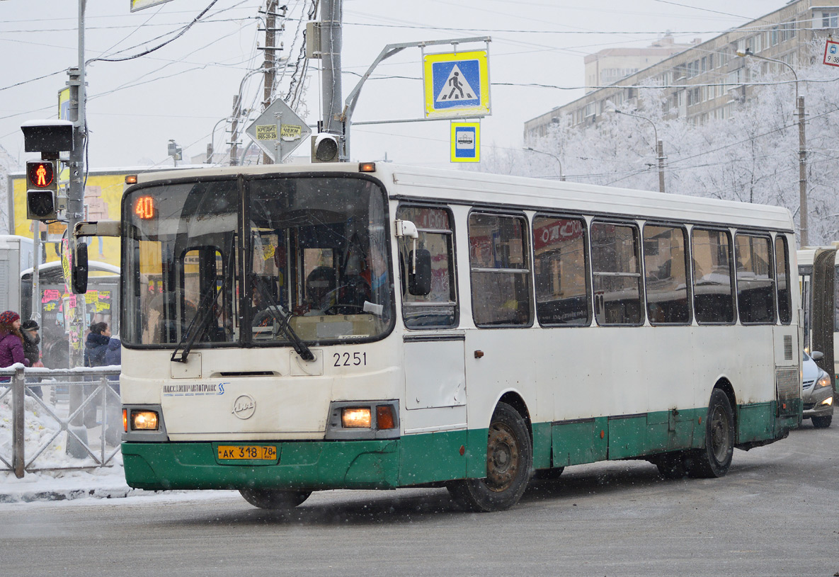 Санкт-Петербург, ЛиАЗ-5256.25 № 2251