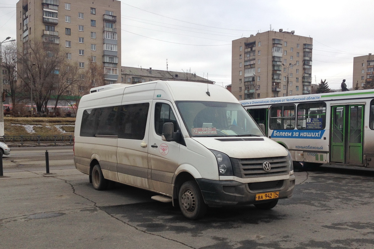 Челябинская область, Луидор-223712 (Volkswagen Crafter) № ВА 942 74