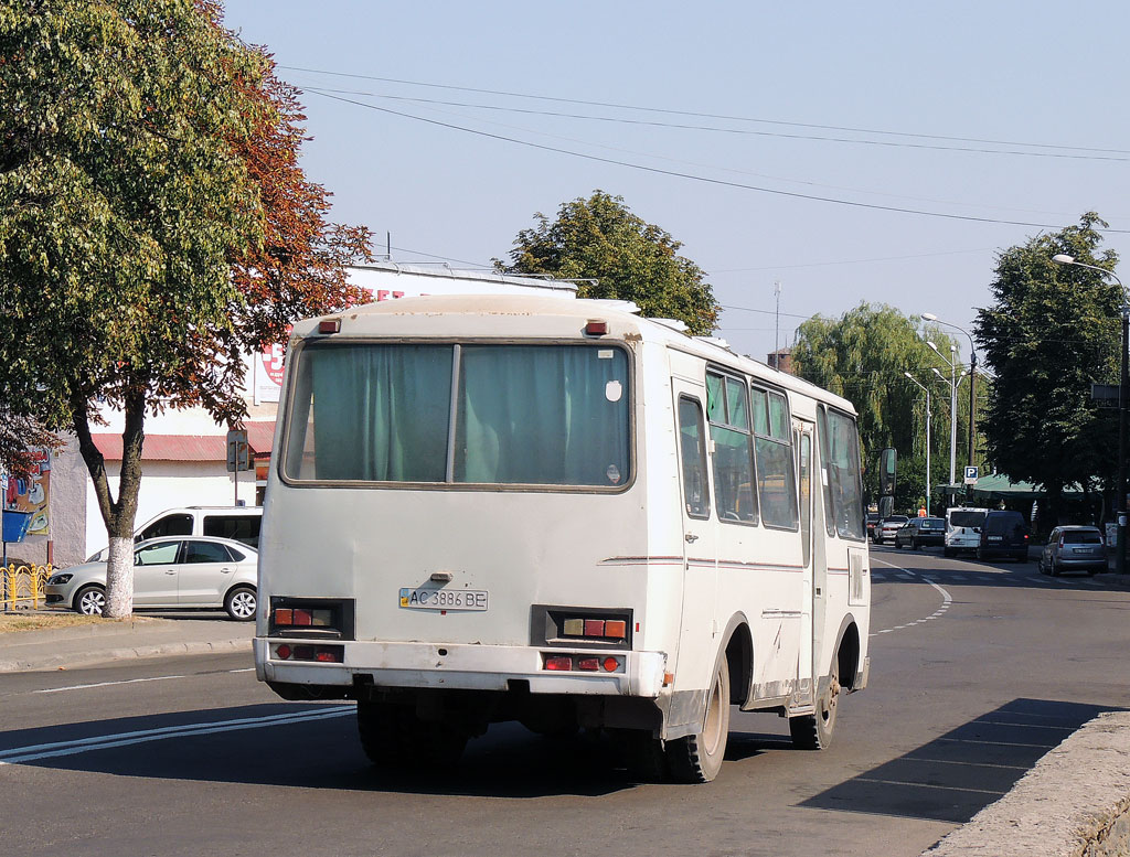 Волынская область, ПАЗ-32053 № AC 3886 BE