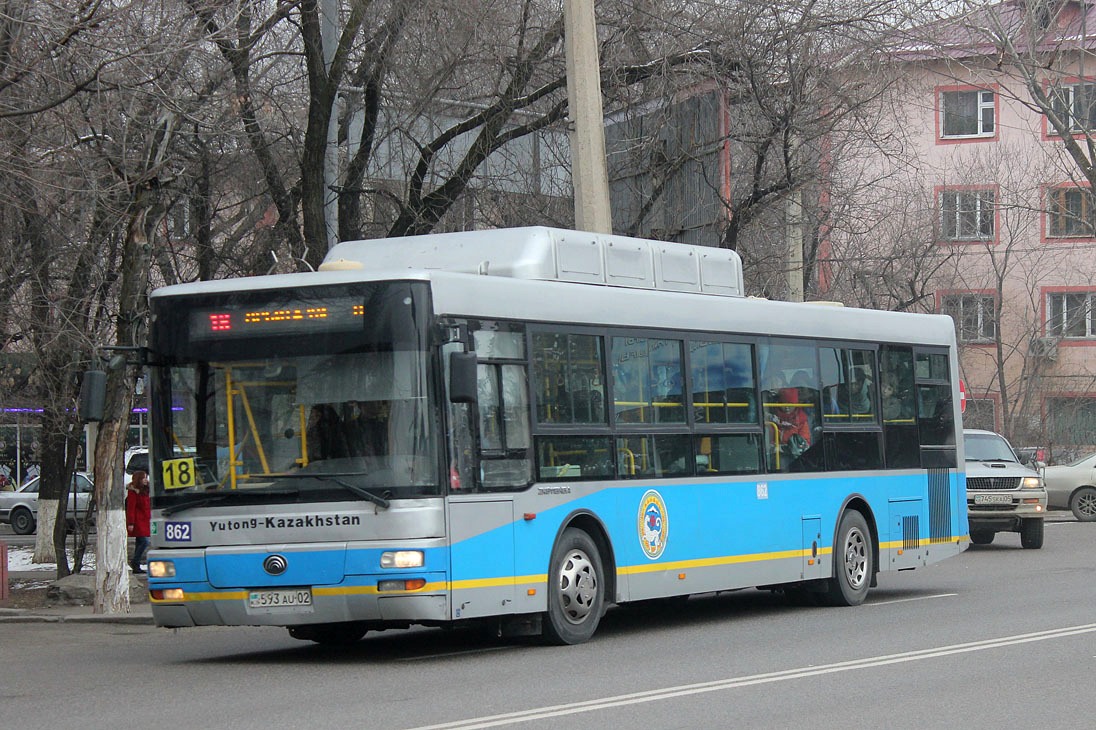 Алматы, Yutong ZK6118HGA № 862