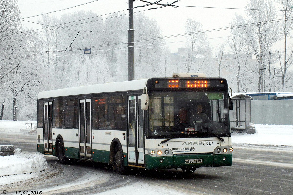 Санкт-Петербург, ЛиАЗ-5292.60 № 6941