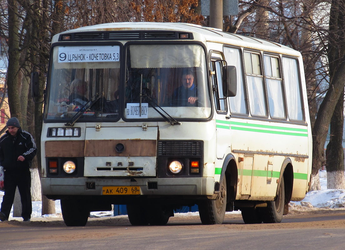 Тамбовская область, ПАЗ-32054 № АК 409 68