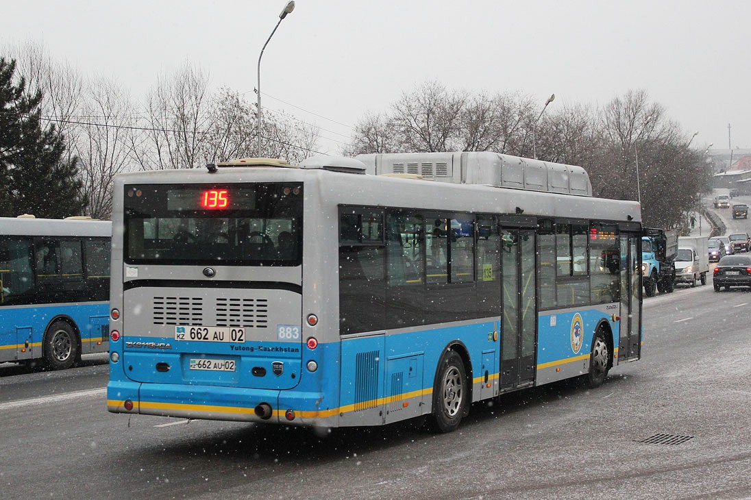 Алматы, Yutong ZK6118HGA № 883