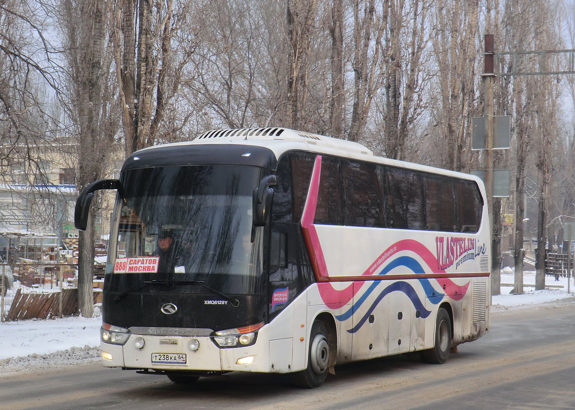 Саратовская область, King Long XMQ6129Y № Т 238 КА 64