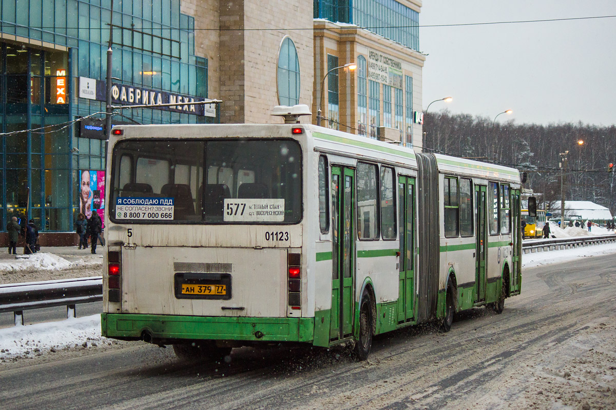 Москва, ЛиАЗ-6212.01 № 01123