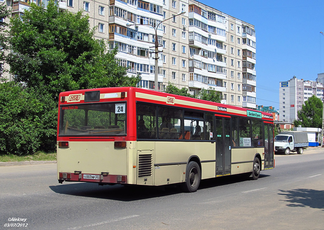 Vladimir region, Mercedes-Benz O405N2 № О 007 МР 33