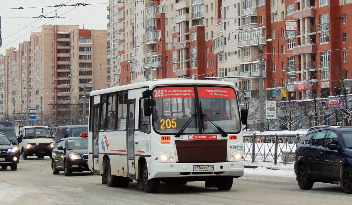 Sankt Petersburg, PAZ-320402-05 Nr В 384 ХН 178