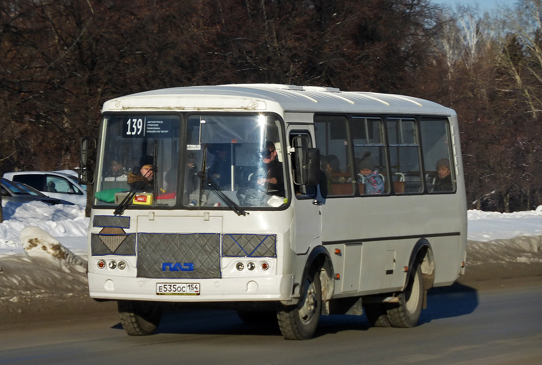 Novosibirsk region, PAZ-32054 Nr. Е 535 ОС 154