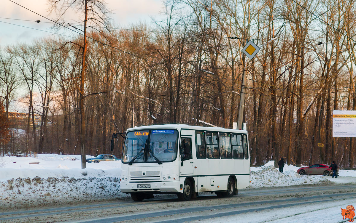 Свердловская область, ПАЗ-320302-08 № В 722 ЕХ 196