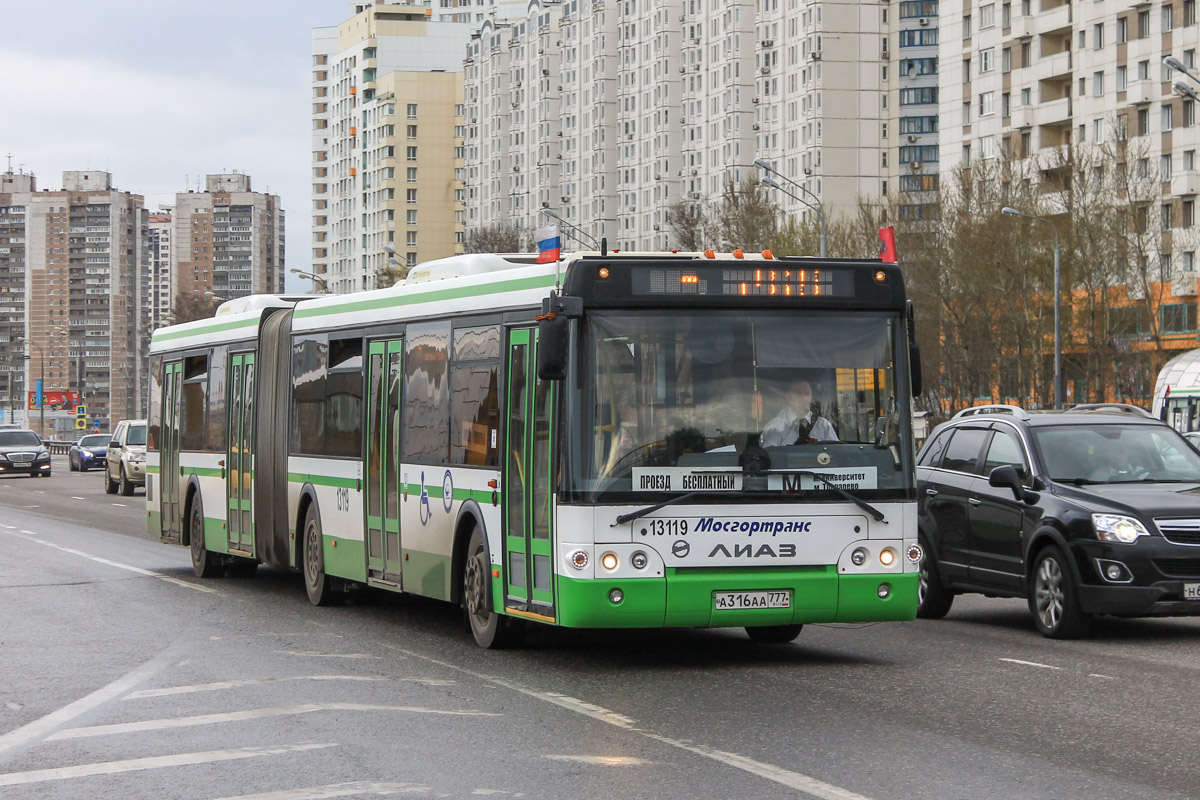 Москва, ЛиАЗ-6213.22 № 13119