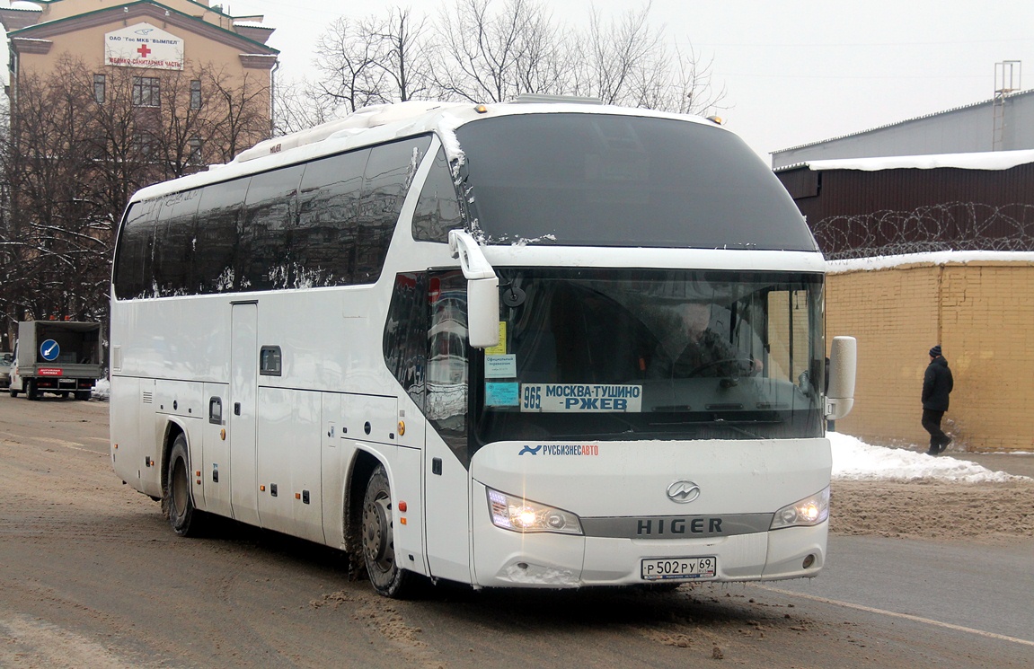 Тверская область, Higer KLQ6122B № Р 502 РУ 69