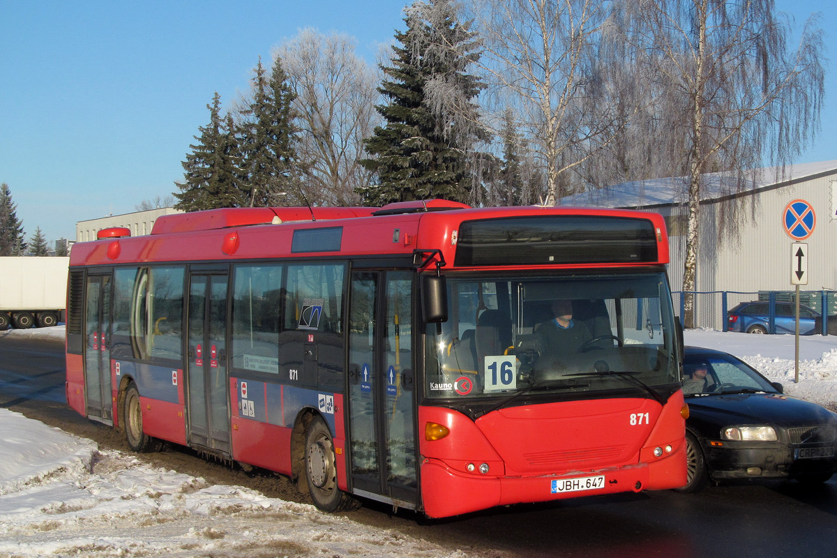 Литва, Scania OmniCity II № 871