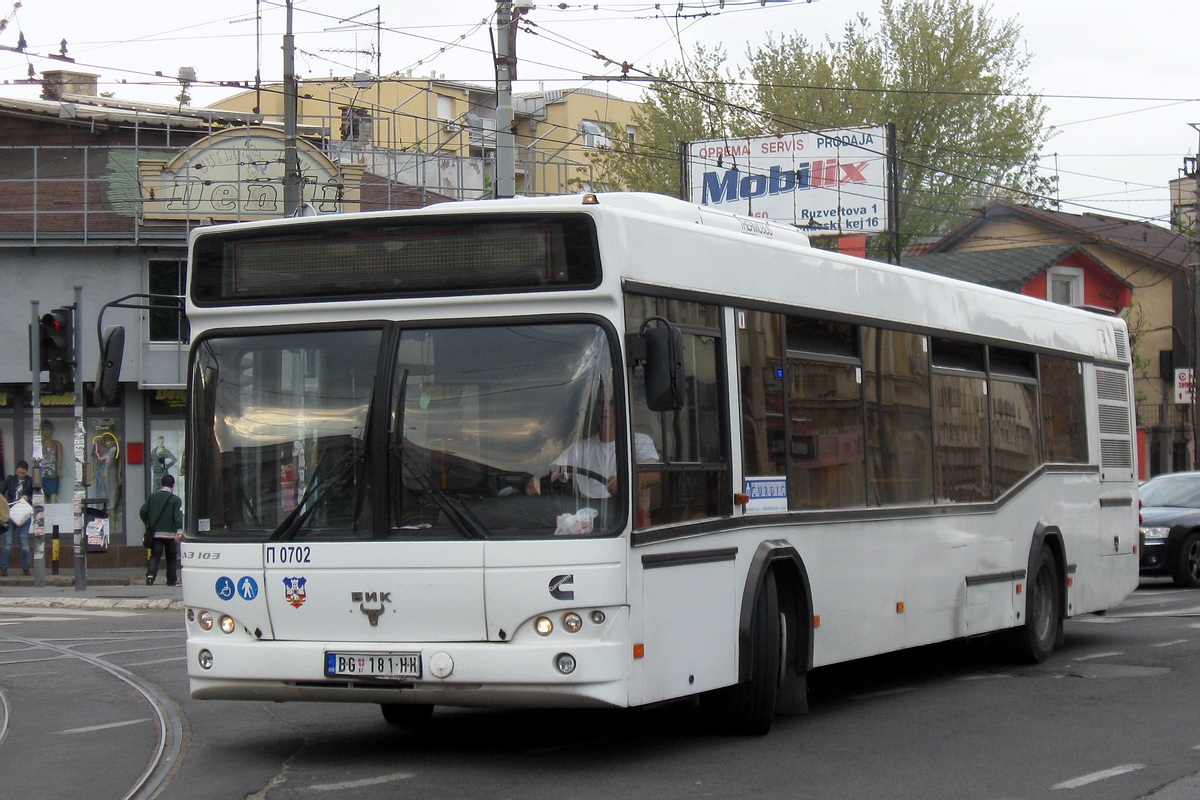 Сербия, БИК (МАЗ-103.665) № П0702