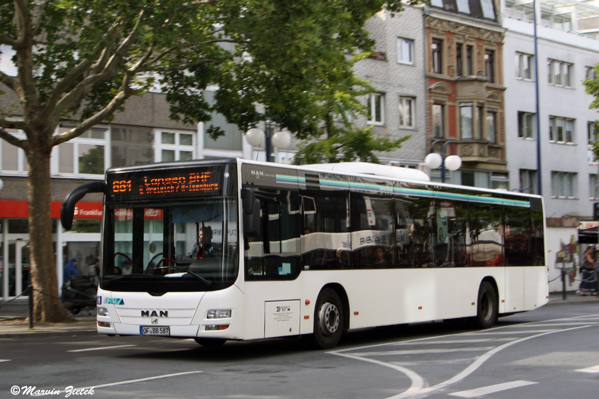 Гессен, MAN A21 Lion's City NL280 № OF-BB 587