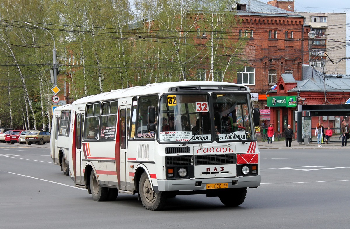 Томская область, ПАЗ-32051-110 № ВС 870 70