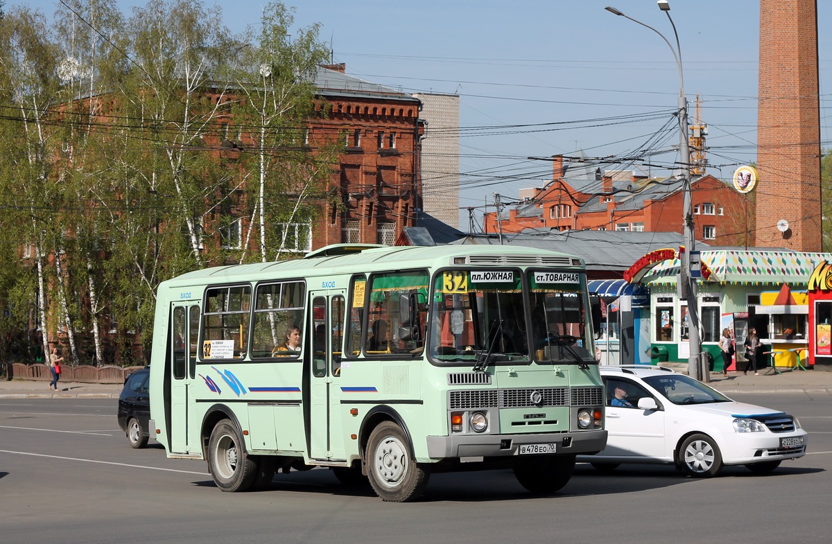 Томская область, ПАЗ-32053 № В 478 ЕО 70