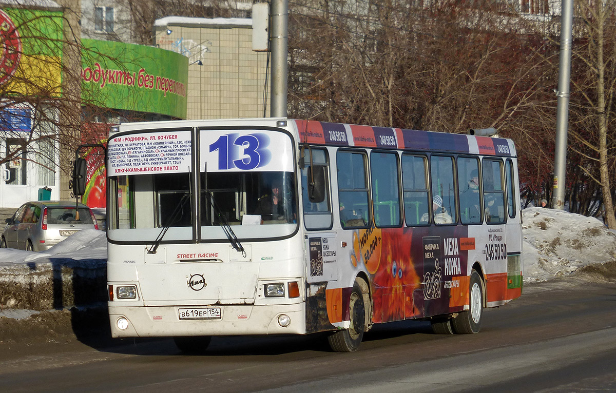 Novosibirsk region, LiAZ-5256.35 Nr. В 619 ЕР 154