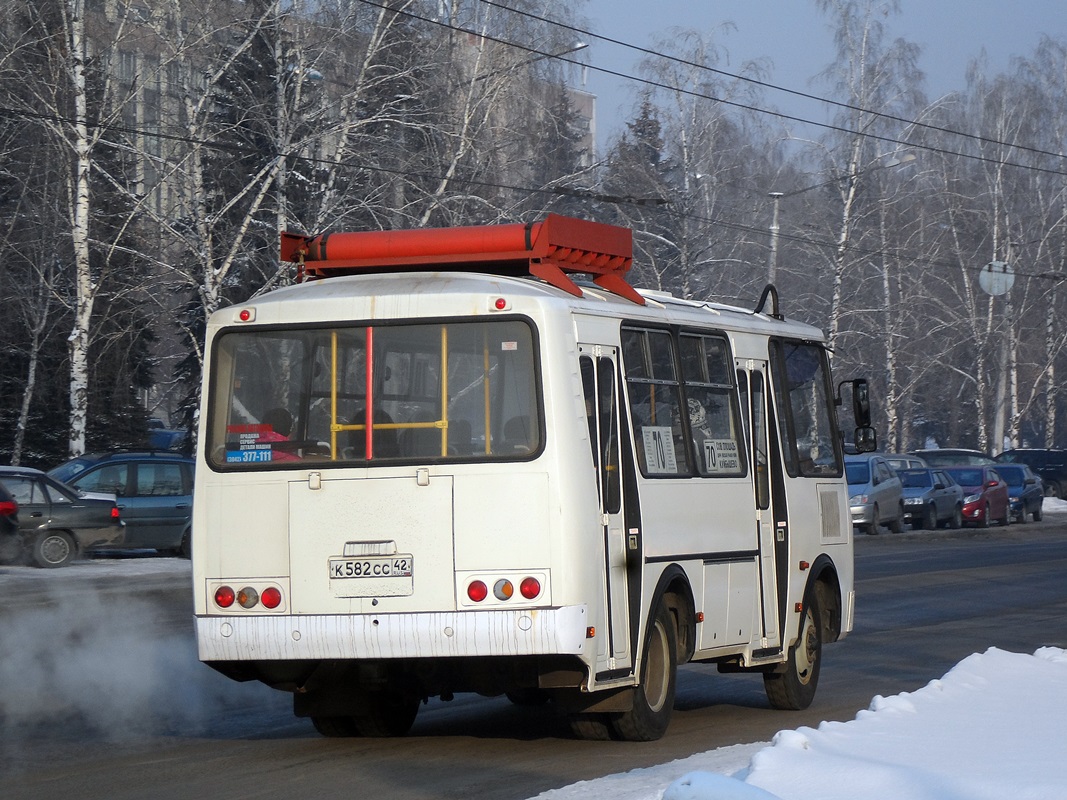 Кемеровская область - Кузбасс, ПАЗ-32054 № К 582 СС 42