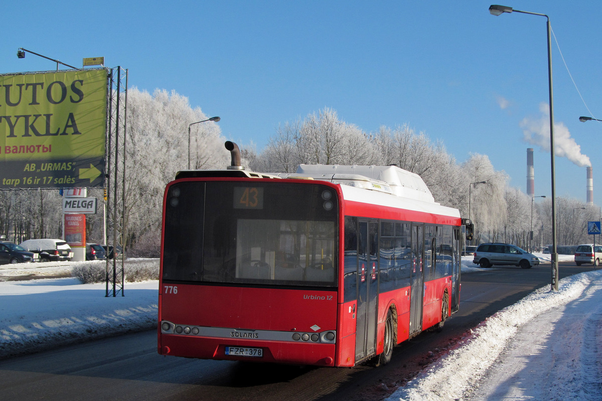 Литва, Solaris Urbino III 12 CNG № 776