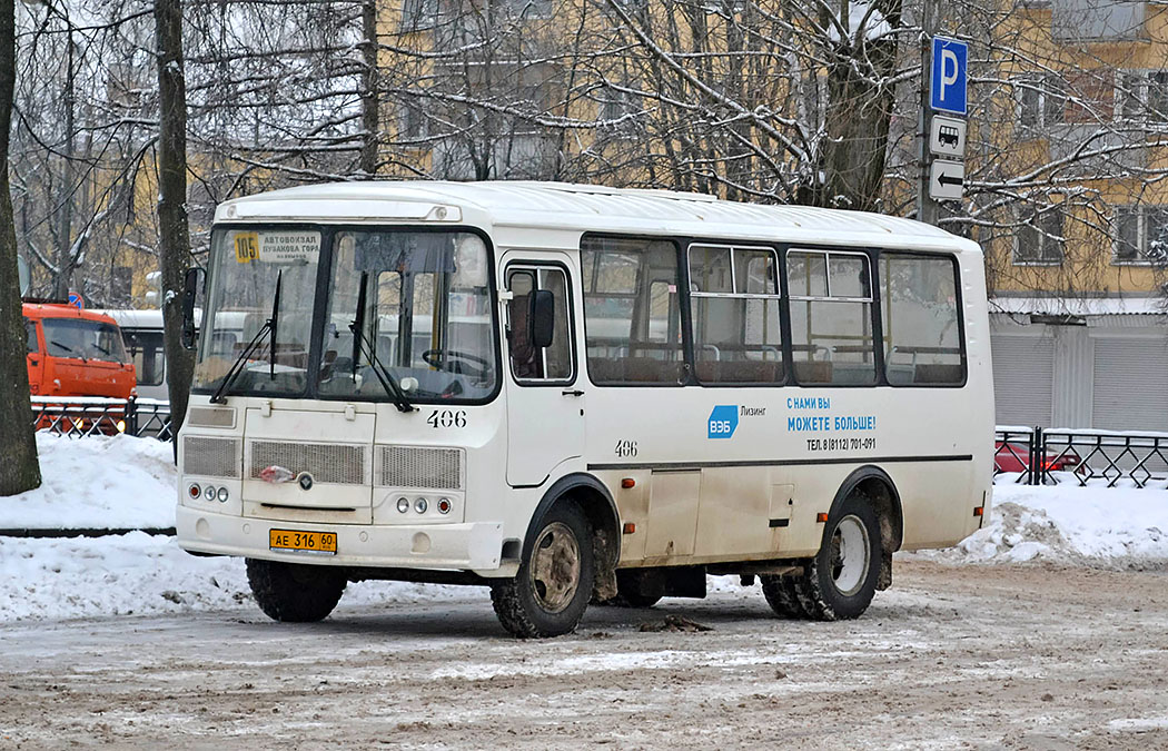 Псковская область, ПАЗ-32054 № 406