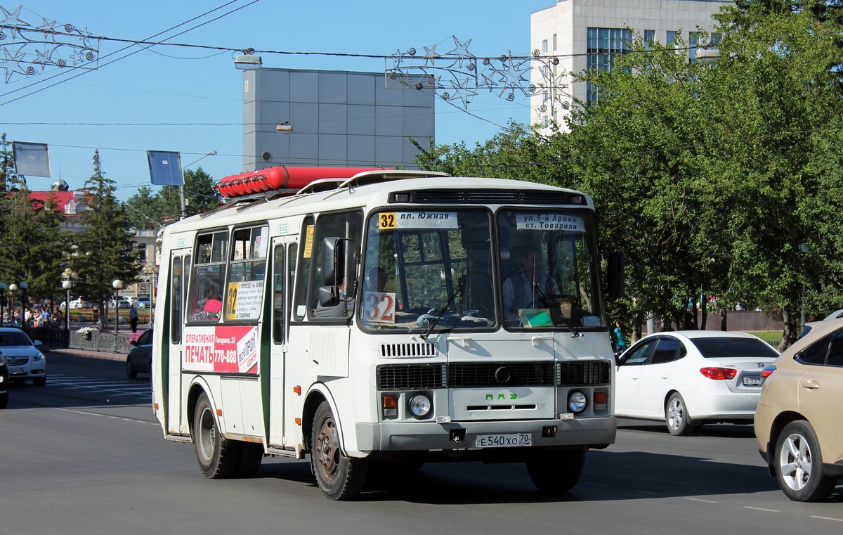 Томская область, ПАЗ-32054 № Е 540 ХО 70