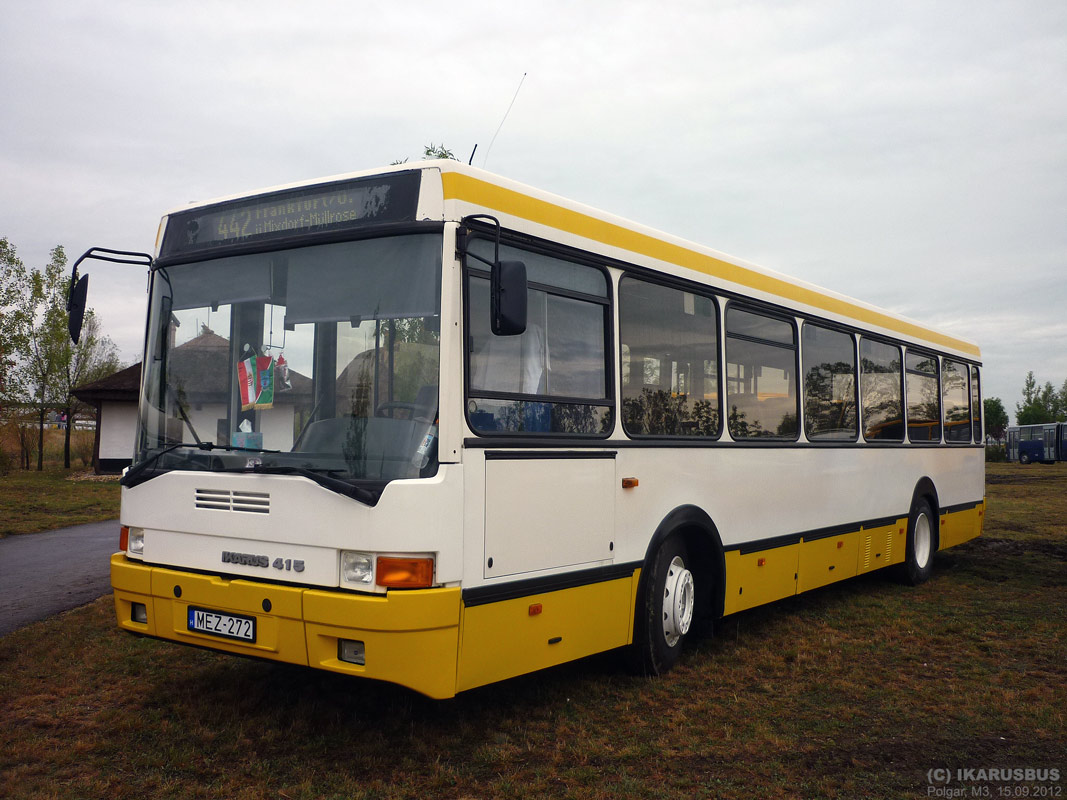 Венгрия, Ikarus 415.18B № MEZ-272; Венгрия — V. Nemzetközi Ikarus, Csepel és Veteránjármű Találkozó, Polgár (2012)