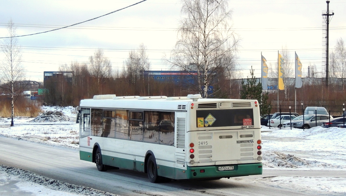 Санкт-Петербург, ЛиАЗ-5292.60 № 2495