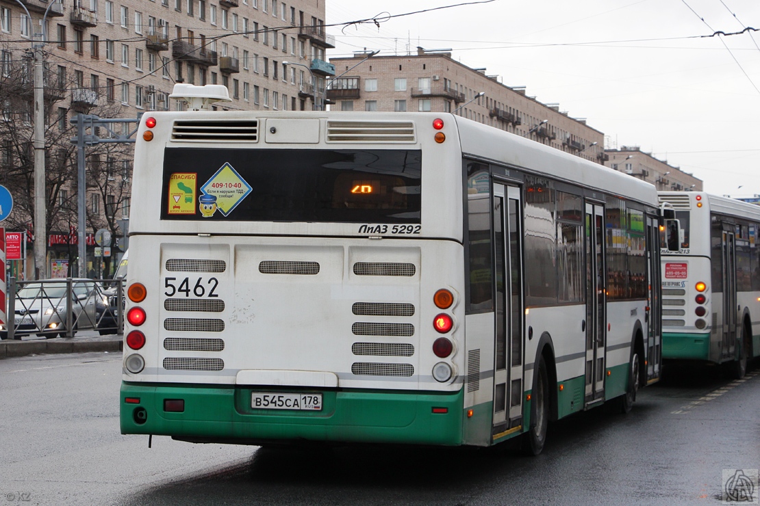 Санкт-Петербург, ЛиАЗ-5292.60 № 5462