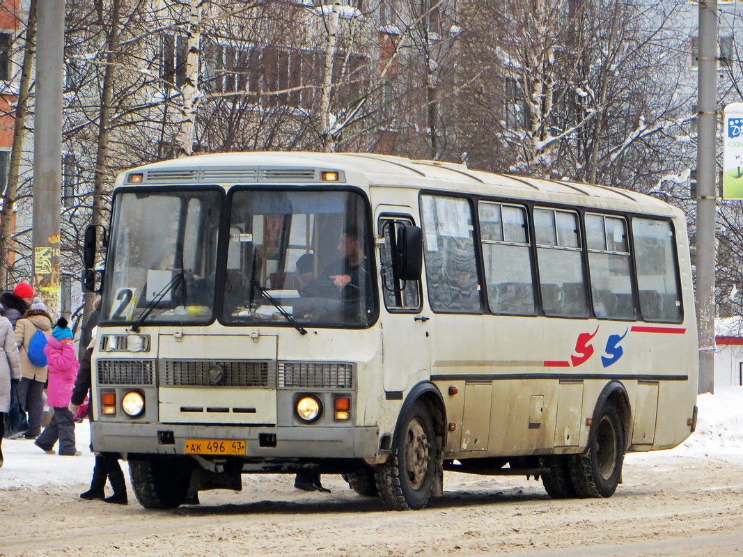 Кировская область, ПАЗ-4234 № АК 496 43