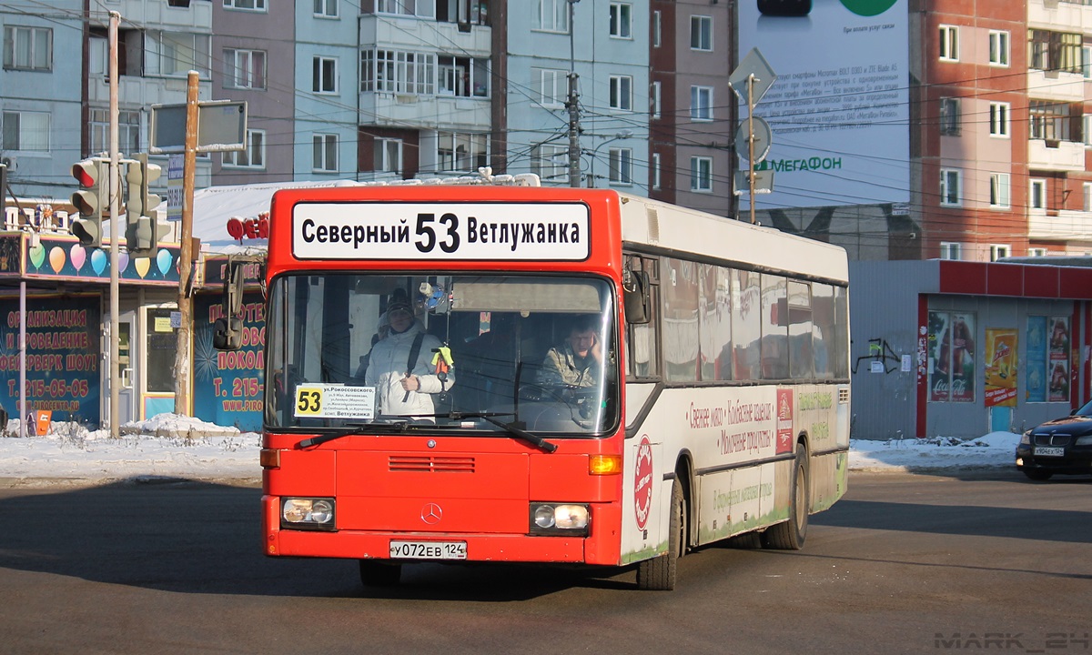 Region Krasnojarsk, Mercedes-Benz O405N Nr. У 072 ЕВ 124