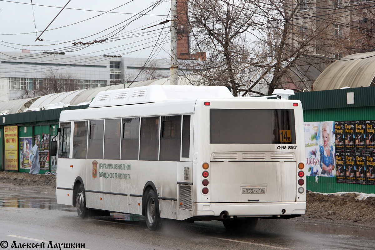 Воронежская область, ЛиАЗ-5293.70 № К 953 АК 136