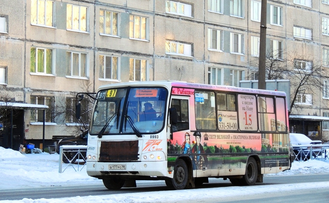 Санкт-Петербург, ПАЗ-320402-05 № 8993