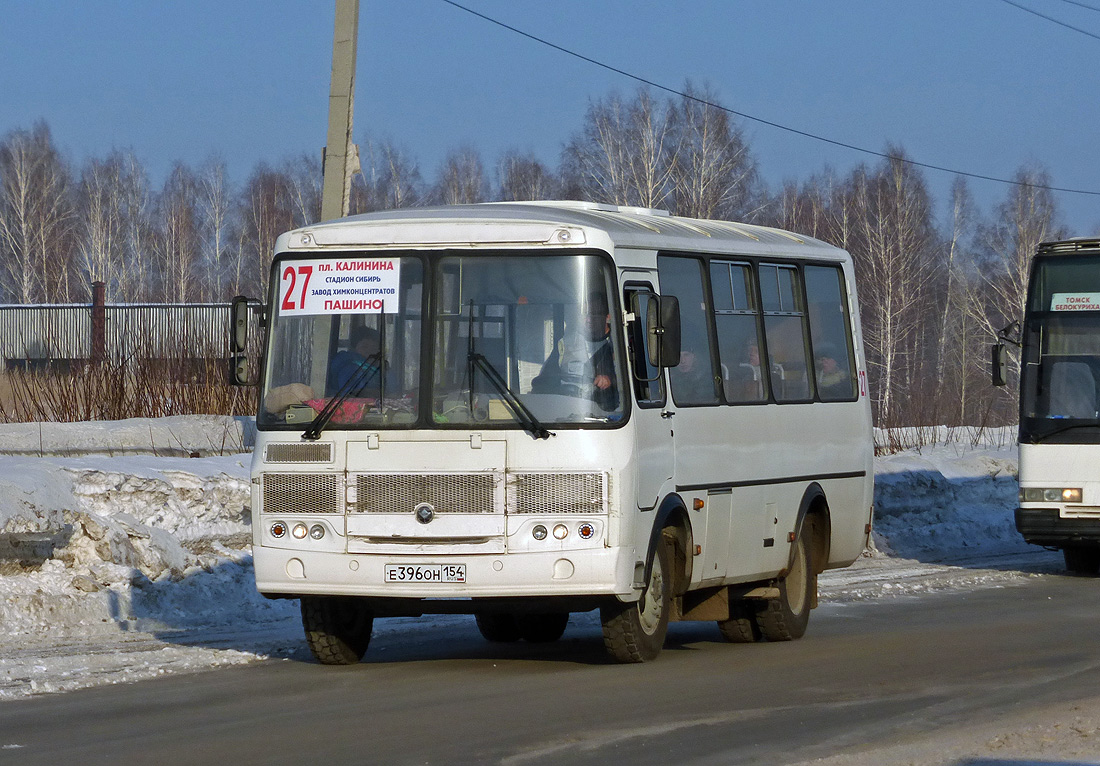 Новосибирская область, ПАЗ-32054 № Е 396 ОН 154