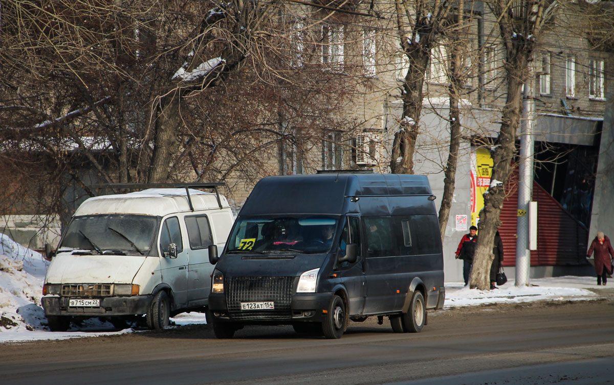 Новосибирская область, Нижегородец-222709  (Ford Transit) № Е 123 АТ 154