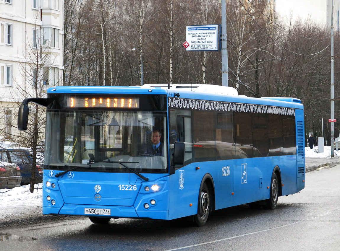 Москва, ЛиАЗ-5292.22 (2-2-2) № 15226 — Фото — Автобусный транспорт