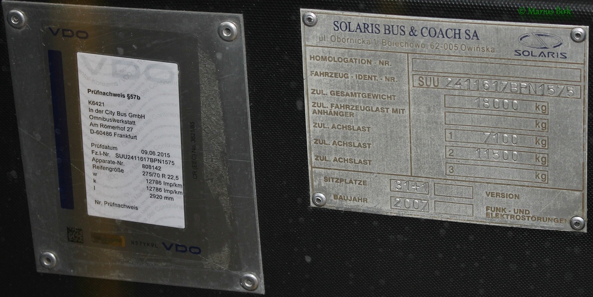 Гессен, Solaris Urbino III 12 № 306