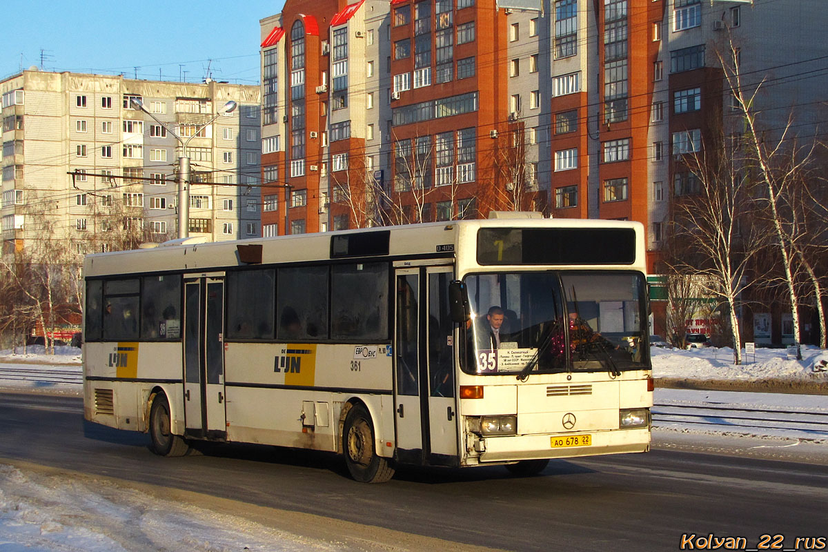 Алтайский край, Mercedes-Benz O405 № АО 678 22