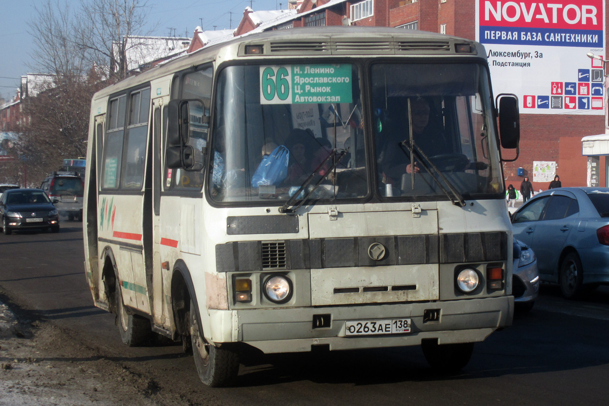 Иркутская область, ПАЗ-32054 № О 263 АЕ 138