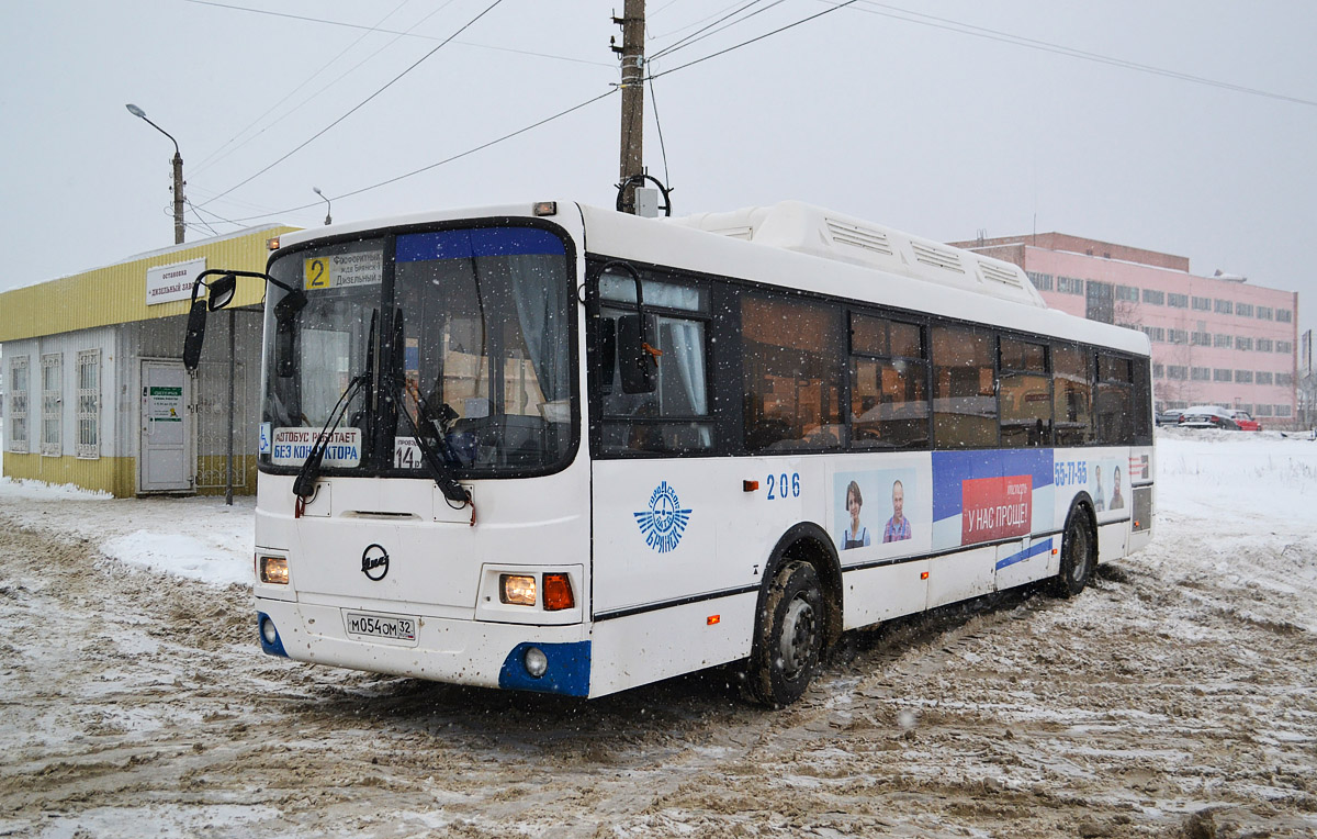 Брянская область, ЛиАЗ-5293.70 № 206