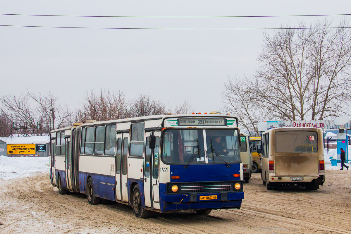 Свердловская область, Ikarus 283.10 № 1727; Свердловская область, ПАЗ-320402-05 № Х 766 АС 96
