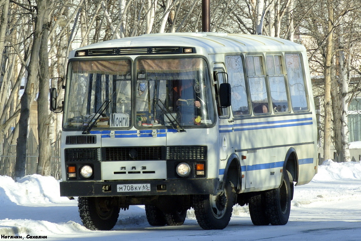 Сахалинская область, ПАЗ-3206-110 № М 708 КУ 65