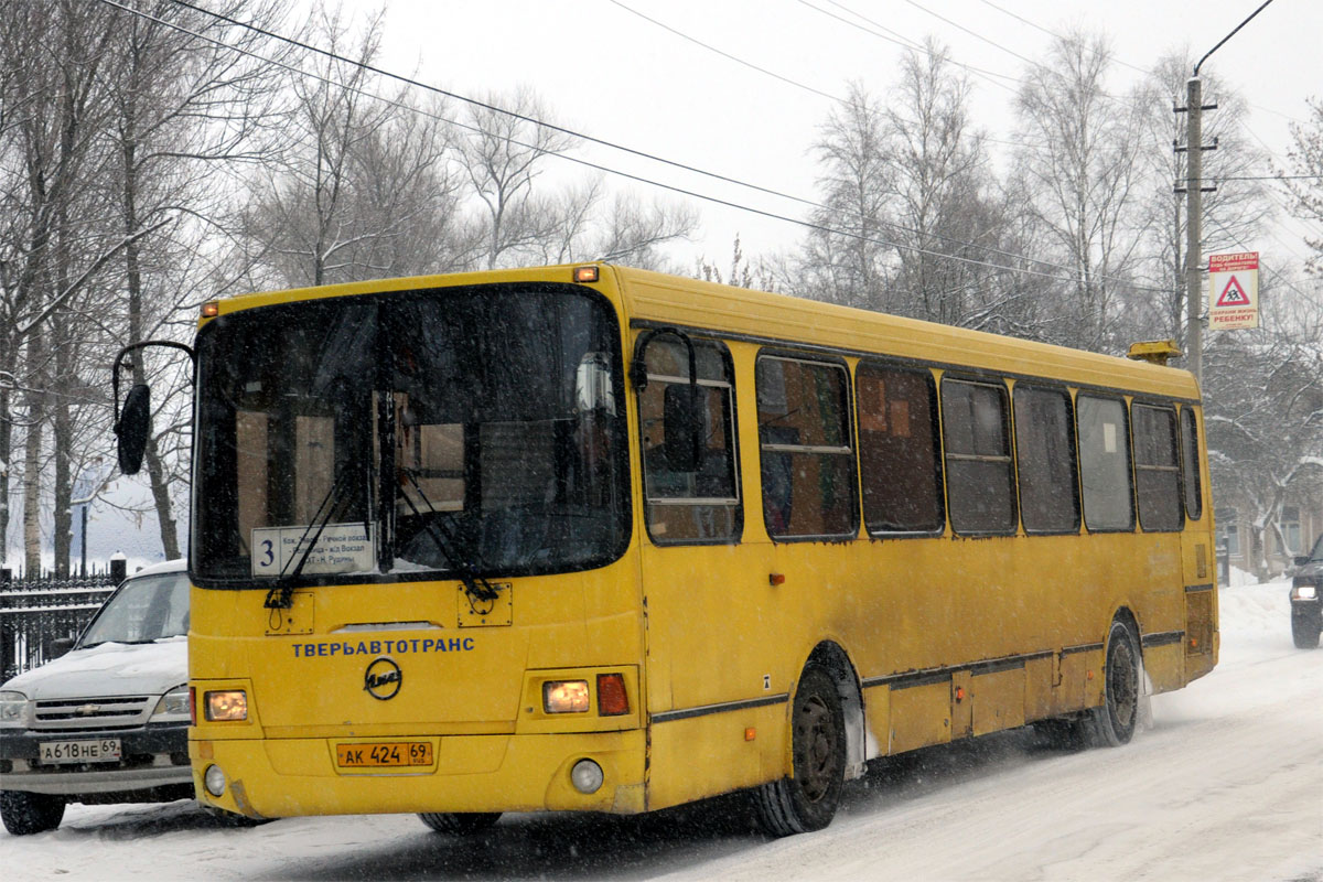 Тверская область, ЛиАЗ-5256.35 № АК 424 69