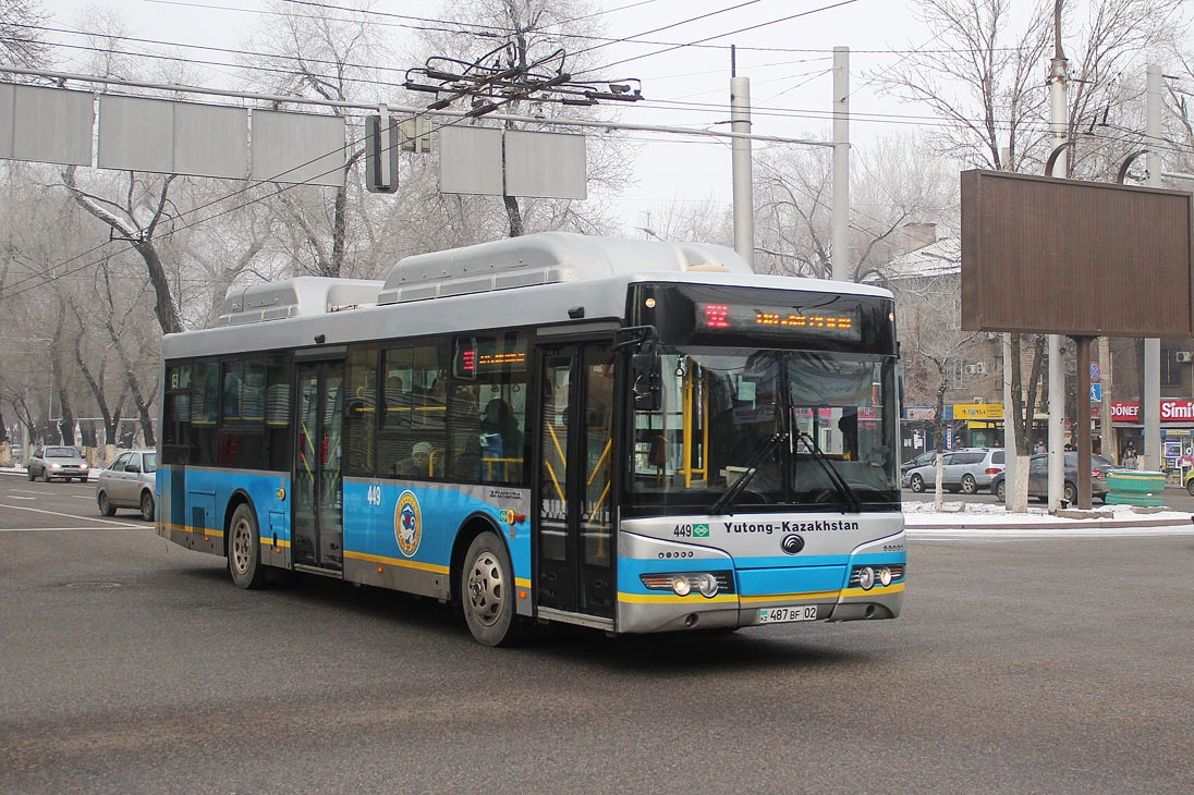 Алматы, Yutong ZK6118HGA № 449