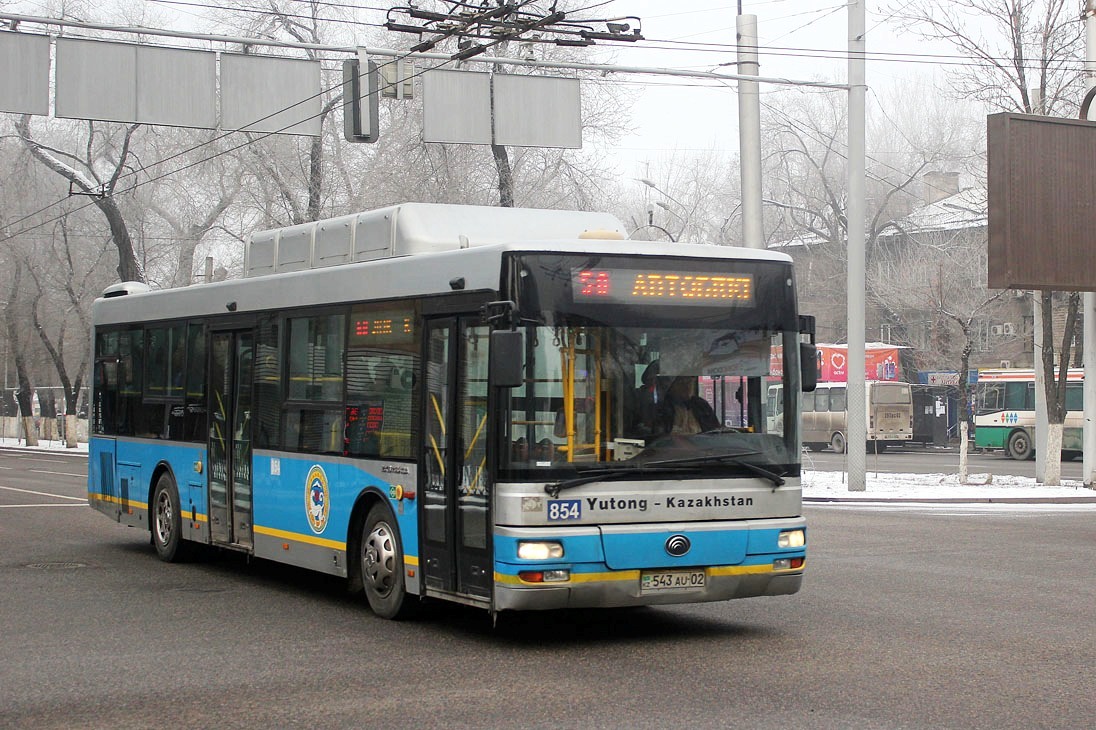 Алматы, Yutong ZK6118HGA № 854