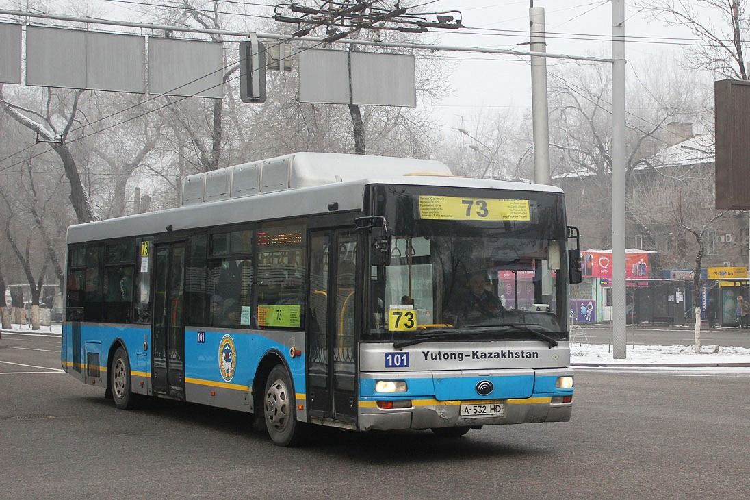 Алматы, Yutong ZK6120HGM № 101