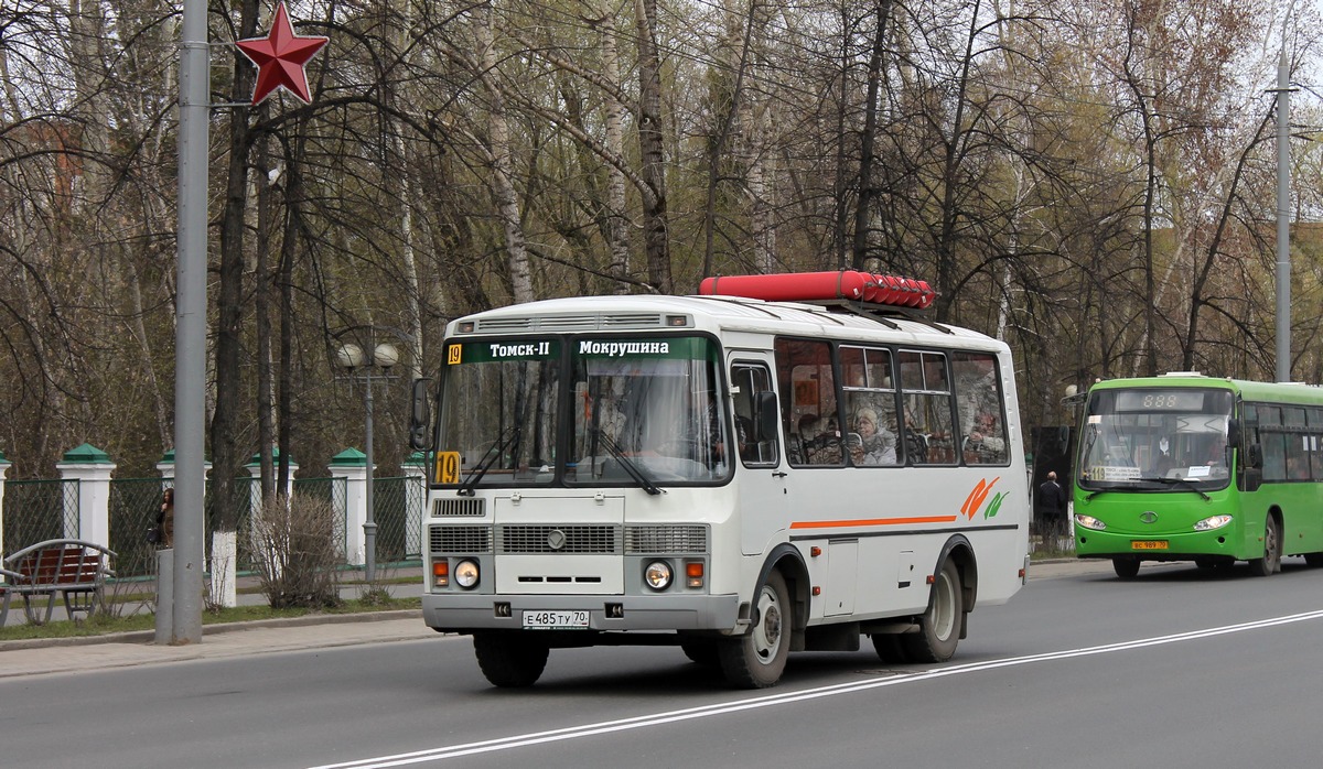 Томская область, ПАЗ-32054 № Е 485 ТУ 70